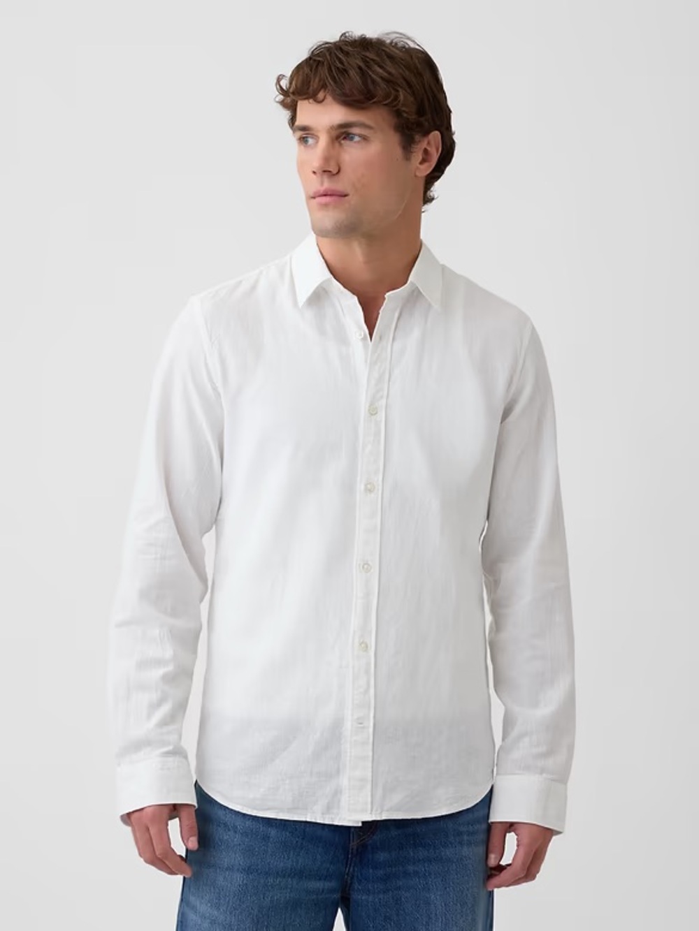 Linen blend men’s shirt, Gap, XL